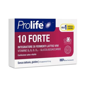 Prolife 10 Forte, με Ζωντανά Γαλακτικά Βακτήρια, 10 κάψουλες