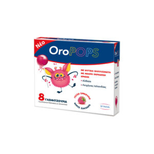 Vican OroPops Γλειφιτζούρια για τον Ερεθισμένο Λαιμό με Αλθαία & Λειχήνα Ισλανδίας - 8τμχ