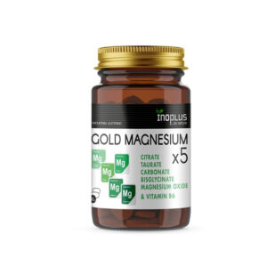 Inoplus Gold Magnesium x5 Συμπλήρωμα με 5 μορφές Μαγνησίου, 30caps