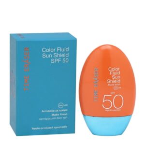 Medisei Time Eraser Color Fluid Sun Shield Αντηλιακό Γαλάκτωμα Προσώπου με Χρώμα Spf50, 50ml