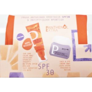 Medisei Panthenol Extra PROMO Diaphanous Sun Care Αντηλιακό Gel Προσώπου SPF30, 50ml & 24ωρη Κρέμα Προσώπου & Ματιών 50 ml