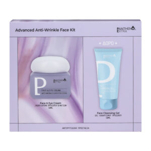 Medisei Panthenol Extra PROMO Advanced Anti-Wrinkle Face Kit 24ωρη Αντιρυτιδική Κρέμα Προσώπου+Ματιών 50mL & ΔΩΡΟ Face Cleansing Gel 50mL