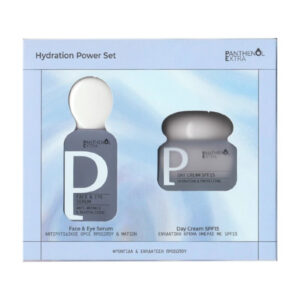 Medisei Panthenol Extra PROMO Hydration Power Set με Face & Eye Serum 30ml & Hydrating & Protecting Κρέμα Ημέρας με SPF15, 50ml