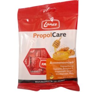 Lanes PropolCare Παστίλιες για Παιδιά&Ενήλικες για Ξηρό και Παραγωγικό Βήχα χωρίς Γλουτένη Μέλι 54gr