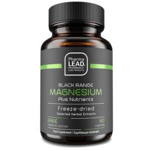 Pharmalead Black Range Magnesium Plus Nutrients, 60caps