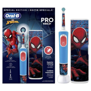 ORAL-B Vitality Pro Ηλεκτρική Οδοντόβουρτσα Spider-Man Με Θήκη Ταξιδίου, Για Παιδιά 3+ Ετών