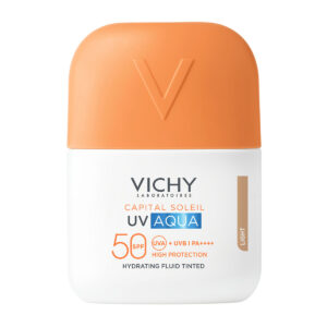 Vichy Capital Soleil UV-AQUA Λεπτόρρευστο Ενυδατικό Αντηλιακό Προσώπου Με Χρώμα SPF50 50ml