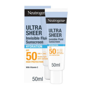 Neutrogena Ultra Sheer Invisible Fluid Hydration Αντηλιακό Προσώπου για Κανονική & Ξηρή Επιδερμίδα SPF50 50ml