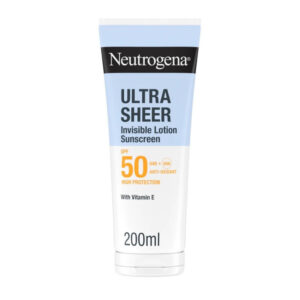 NEUTROGΕΝΑ Ultra Sheer Body Lotion Sunscreen SPF50, Ελαφριά-Ταχείας Απορρόφησης Λοσιόν, 200ml