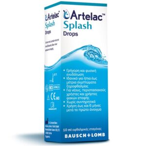 Bausch & Lomb Artelac Splash Οφθαλμικές Ενυδατικές Σταγόνες 10ml