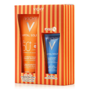 Vichy PROMO Capital Soleil Ενυδατικό Αντηλιακό Γαλάκτωμα Σώματος SPF50+ 300ml + ΔΩΡΟ After Sun 100ml