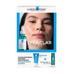La Roche Posay PROMO Effaclar Serum, Ορός Ατελειών 30ml & ΔΩΡΟ Τζελ Καθαρισμού 50ml & Τζελ Κρέμα κατά των Ατελειών 3ml