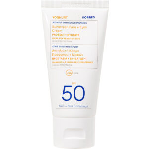 Korres Yoghurt Sunscreen Αντηλιακή Κρέμα Προσώπου και Ματιών SPF50, 50ml