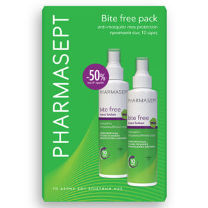 Pharmasept PROMO Bite Free Άοσμη Εντομοαπωθητική Λοσιόν σε Spray Κατάλληλη για Παιδιά, 2x100ml