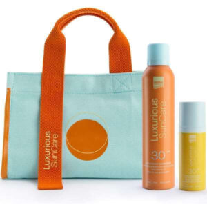 Intermed Promo Luxurious Suncare Antioxidant Sunscreen Invisible Spray Face/Body Spf 30, 200ml & Sunscreen Face Serum Spf30 50m