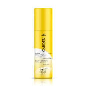 Garden Αντηλιακό Γαλάκτωμα Spray με Εκχύλισμα Ροδιού Πρόσωπο & Σώμα SPF50, 200ml