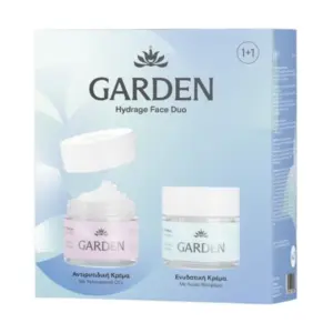Garden Promo Anti-Wrinkle Cream with Hyaluronic Acid for Face & Eyes 50ml & Moisturizing Cream with White Lily for Face & Eyes 50ml