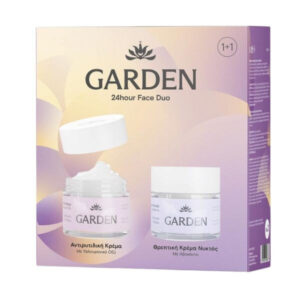 Garden Promo Pack 24 Hour Face Duo Αντιρυτιδική Κρέμα με Υαλουρονικό Οξύ 50ml & Θρεπτική Κρέμα Νυκτός με Αβοκάντο 50ml