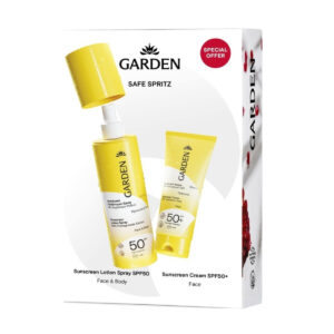 Garden Promo Sunscreen Lotion Spray for Facce & Body SPf50, 200ml & Face Cream Spf50+, 50ml