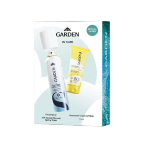 GARDEN SOUROTI PROMO Souroti Ιαματικό Spray 150ml & Αντηλιακή Κρέμα Προσώπου με Υαλουρονικό Οξύ SPF50+ 50ml