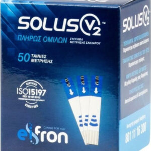 Solus V2 Ταινίες Μέτρησης Σακχάρου 50 τμχ