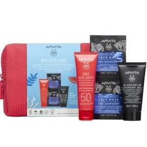 Apivita PROMO Bee Sun Safe Σετ με Αντηλιακό Προσώπου SPF50 4τμχ