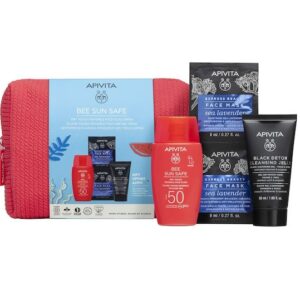 Apivita PROMO Bee Sun Safe Dry Touch Invisible Σετ με Αντηλιακό Προσώπου SPF50 4τμχ