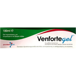 Venforte Gel 100ml για ανακούφιση από κουρασμένα και βαριά πόδια