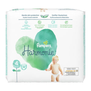 Pampers Harmonie Μέγεθος 4 (9-14kg) Βρεφικές Πάνες 28 Τεμάχια