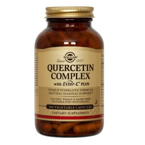 Solgar Quercetin Complex 100 κάψουλες με κουερσετίνη για αντιοξειδωτική υποστήριξη και εποχικές αλλεργίες