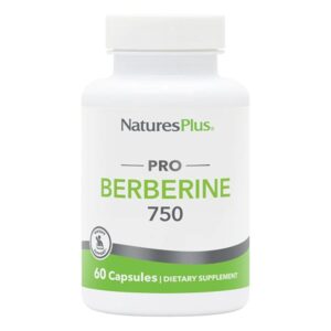 Nature’s Plus Pro Berberine 750mg 60 κάψουλες συμπλήρωμα διατροφής με βερβερίνη για υποστήριξη μεταβολισμού και καθημερινής ευεξίας