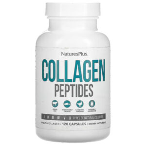 Nature’s Plus Collagen Peptides με υαλουρονικό οξύ 120 κάψουλες για υποστήριξη επιδερμίδας και καθημερινής ομορφιάς