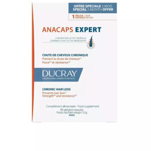 Ducray Anacaps Expert Συμπλήρωμα διατροφής για τη Χρόνια Τριχόπτωση, 90 caps