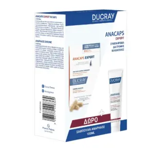 DUCRAY Promo Anacaps Reactiv 90 Κάψουλες με Δώρο Anaphase Anti-Hair Loss Shampoo 100ml