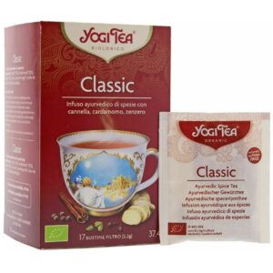 YOGI TEA Classic τσάι με κανέλα κάρδαμο και τζίντζερ 17 φακελάκια