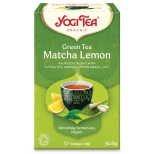 Yogi Tea Matcha Lemon 17 φακελάκια βιολογικό πράσινο τσάι με matcha και λεμόνι