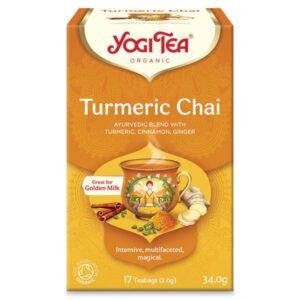 YOGI TEA Turmeric Chai αφέψημα με κουρκουμά και μπαχαρικά 17 φακελάκια