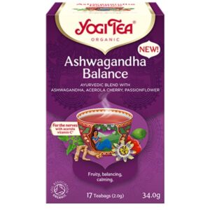YOGI TEA Ashwagandha Balance herbal tea με Ayurvedic βότανα 17 φακελάκια