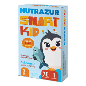 Nutrazur Smart Kid Tutti Frutti 30 gummies, με Ιχθυέλαιο για Παιδιά 30 ζελεδάκια