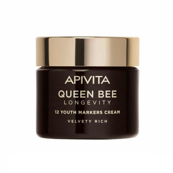 Apivita Queen Bee Rich αντιγηραντική κρέμα ημέρας 50ml με πεπτίδια για πανάδες και ώριμη επιδερμίδα