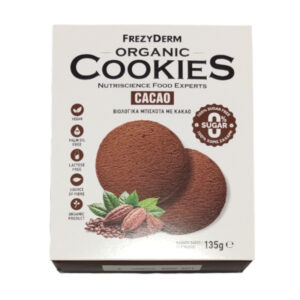 Frezyderm Organic Cookies Cacao βιολογικά μπισκότα με κακάο 135gr