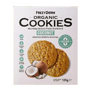 Frezyderm Organic Cookies Coconut βιολογικά μπισκότα με καρύδα 135gr