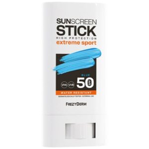 Frezyderm Extreme Sport Blue SPF50 αντηλιακό stick προσώπου 20ml για αθλητικές δραστηριότητες