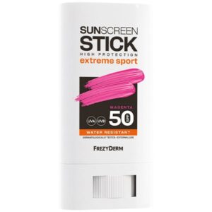 Frezyderm Extreme Sport SPF50 Magenta αντηλιακό stick προσώπου 20ml για outdoor δραστηριότητες