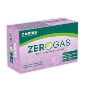 Zarbis ZEROGAS – Για Φούσκωμα & Αέρια, 40 Softgels