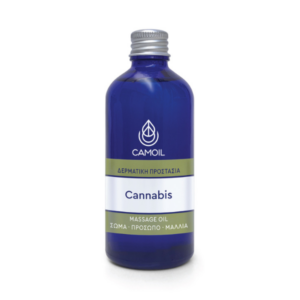 Zarbis Camoil Cannabis Massage Oil 100ml έλαιο μασάζ με cannabis seed oil για ενυδάτωση και δερματική προστασία