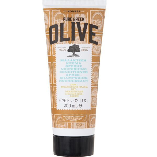 Korres Pure Greek Olive conditioner ενυδάτωσης για ξηρά μαλλιά 200ml