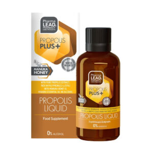 Pharmalead Propolis Plus Liquid εκχύλισμα πρόπολης με μέλι Μανούκα 50ml σε γυάλινο μπουκαλάκι