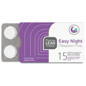Pharmalead Easy Night Melatonin Mints για τον Ύπνο 15 Παστίλιες