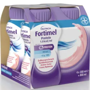 Fortimel Extra 1.5kcal Γεύση Φράουλα 4x200ml